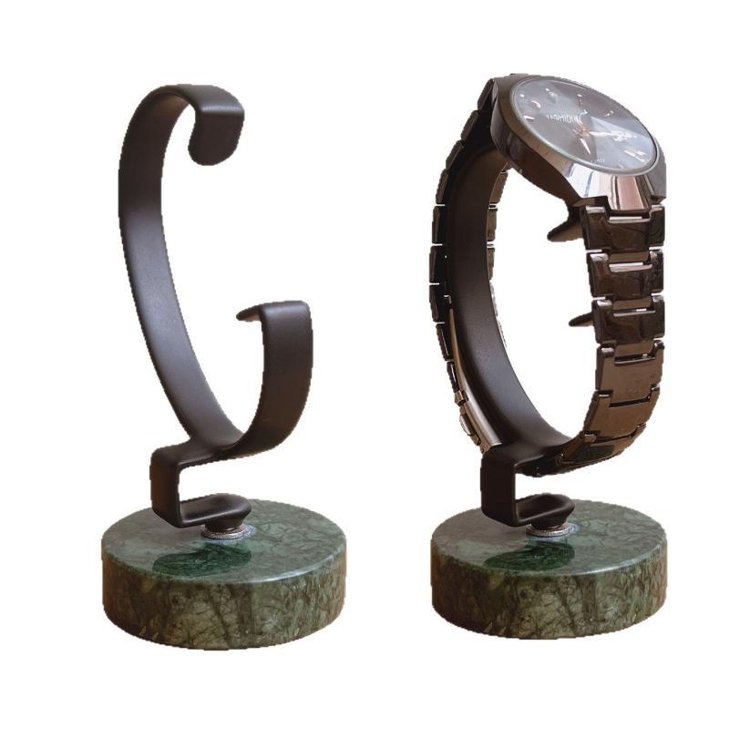 시계 진열대, 대리석 받침대, C자형 금속 홀더, 미끄 - Jewelry And Watches Inc 리뷰 및 가격