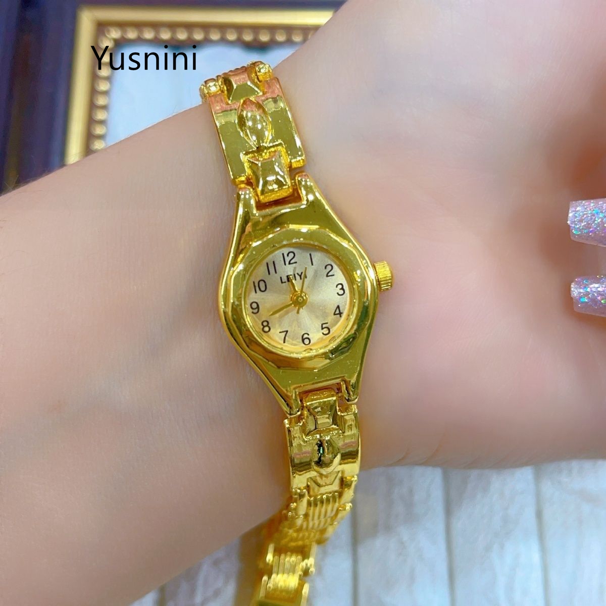 새로운 두바이 패션 하이엔드 24K 금도금 시계 연인을 - Jewelry For Watches 리뷰 및 가격